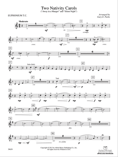 Two Nativity Carols: Baritone T.C.