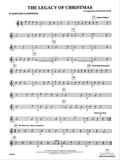 The Legacy of Christmas: E-flat Baritone Saxophone