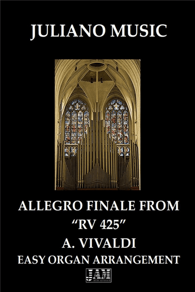 ALLEGRO FINALE FROM "RV 425" (EASY ORGAN) - A. VIVALDI