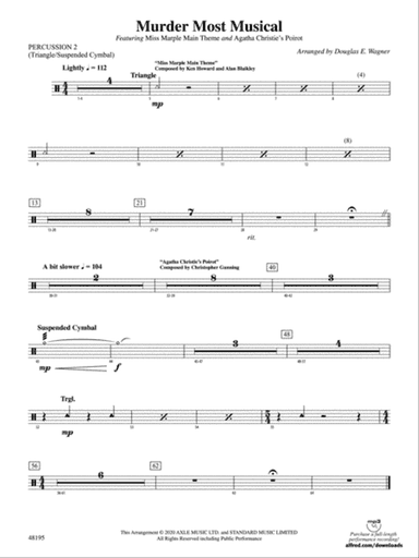 Murder Most Musical: 2nd Percussion