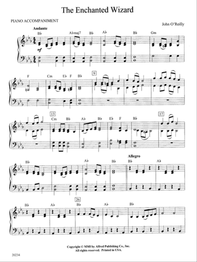The Enchanted Wizard: Piano Accompaniment