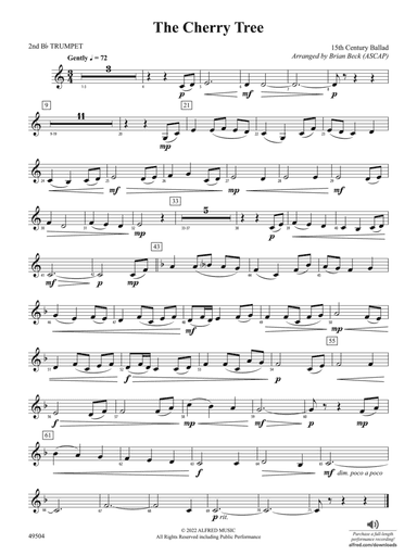 The Cherry Tree: 2nd B-flat Trumpet