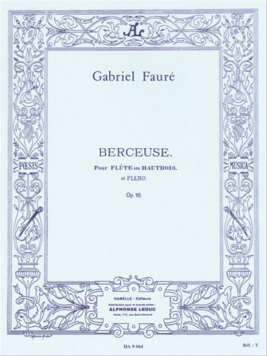 Berceuse Op.16 (flute And Piano)