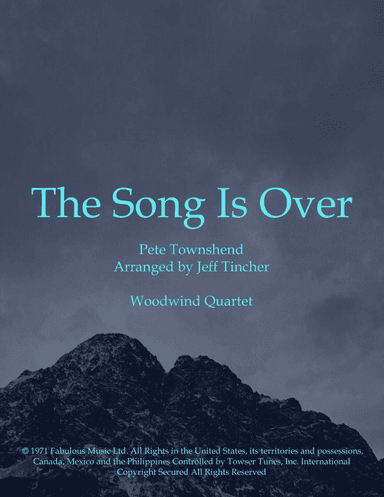The Song Is Over