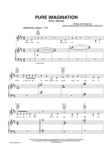 Pure Imagination (from Wonka)