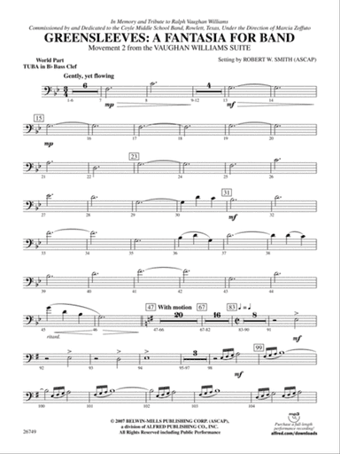 Greensleeves: (wp) B-flat Tuba B.C.