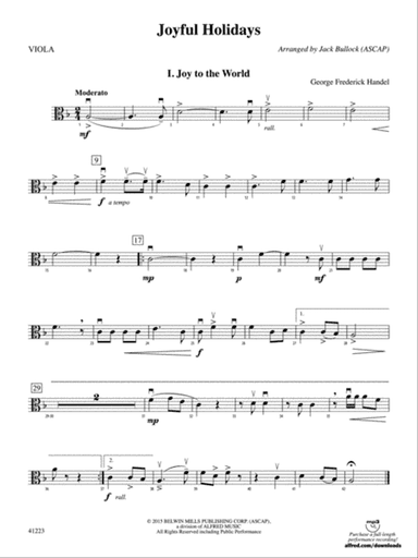 Joyful Holidays: Viola