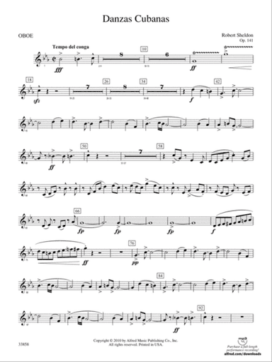 Danzas Cubanas: Oboe