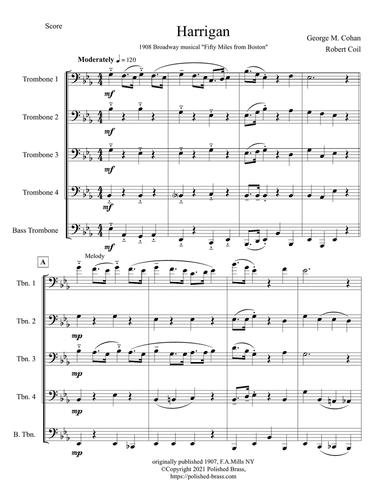 Harrigan (Trombone quintet)