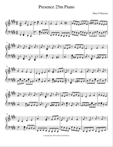 Presence 25m Piano