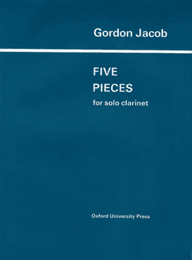 Five Pieces Solo Clarinet