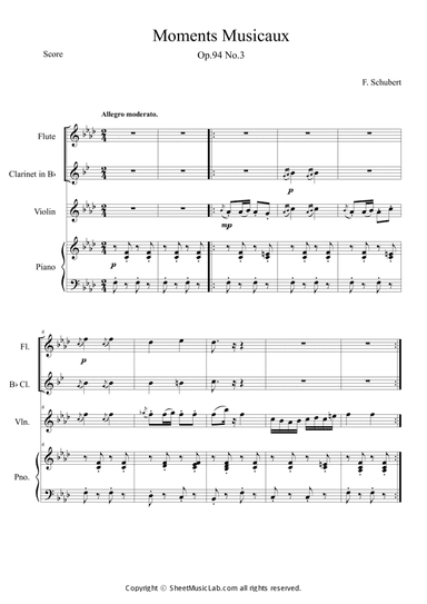 Moments Musicaux No.3