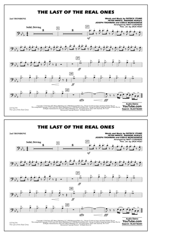 Last of the Real Ones (arr. Matt Conaway) - 2nd Trombone
