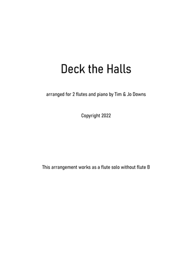 Deck The Hall (swing & Latin)