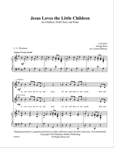 Jesus Loves the Little Children