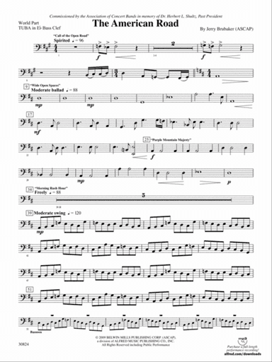 The American Road: (wp) E-flat Tuba B.C.