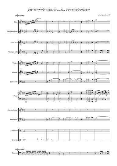 Joy to the World medley Feliz Navidad