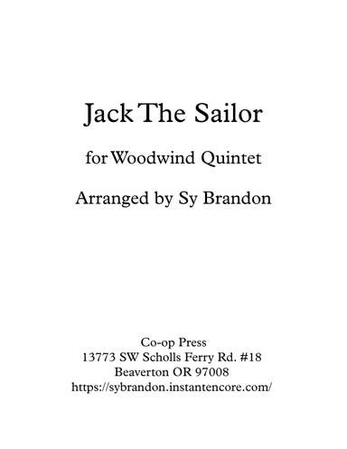 Jack the Sailor for Woodwind Quintet