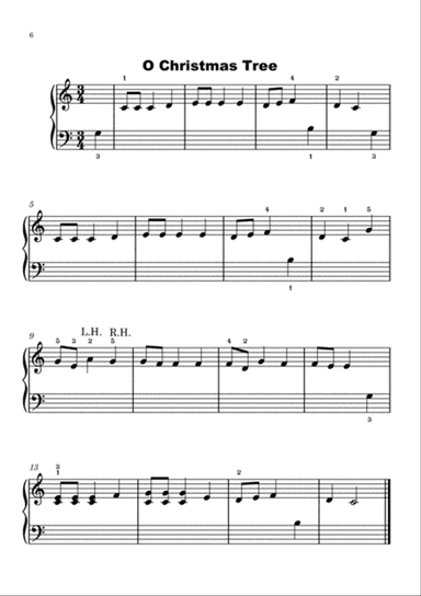 O Christmas Tree (Beginner Piano)