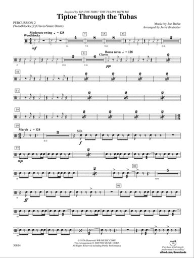 Tiptoe Through the Tubas: 2nd Percussion