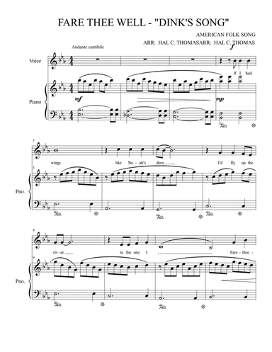Fare Thee Well - Dink's Song