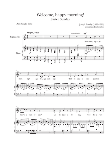 Welcome, happy morning!