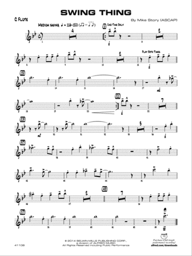 Swing Thing: Flute