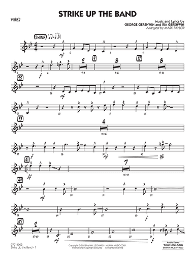Strike Up the Band (arr. Mark Taylor) - Vibes