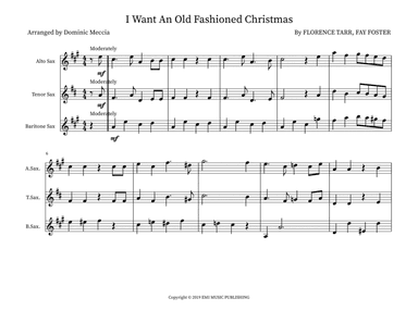 I Want An Old Fashioned Christmas