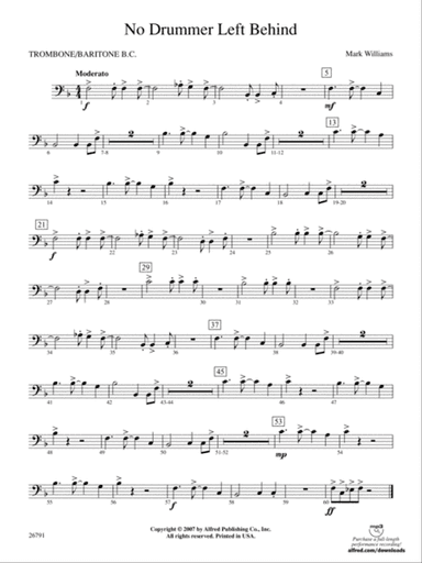 No Drummer Left Behind: 1st Trombone