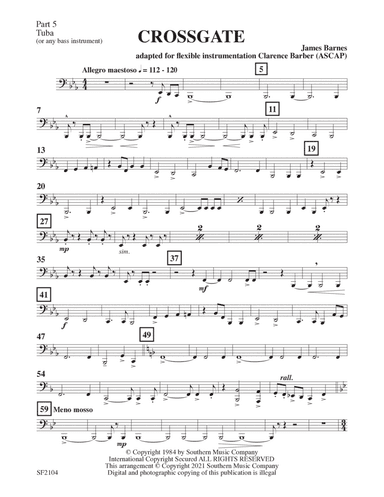 Crossgate Overture - Tuba 5