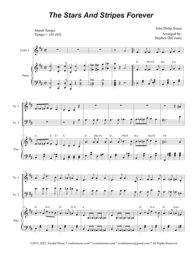 The Stars and Stripes Forever (Cello Duet - Alternate Version)