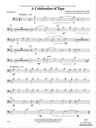 A Celebration of Taps: 1st Trombone