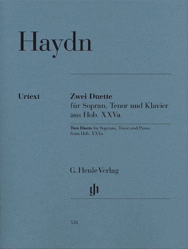 2 Duets for Soprano, Tenor and Piano Hob.XXVa:2 and 1