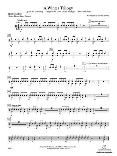 A Winter Trilogy: 1st Percussion