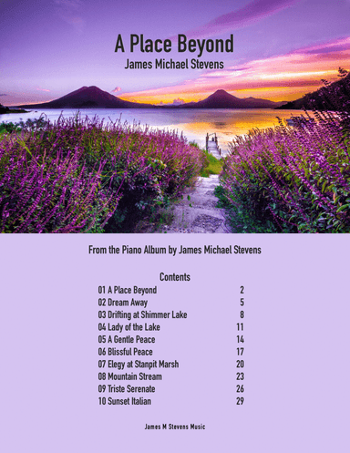 A Place Beyond Piano Book