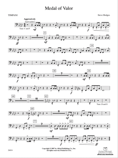 Medal of Valor: Timpani