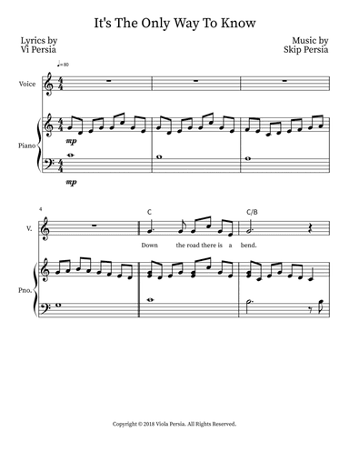 It's The Only Way To Know