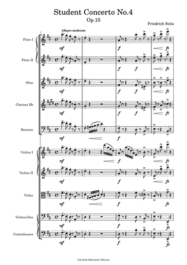 Student Concerto No.4, Op.15 - Friedrich Seitz
