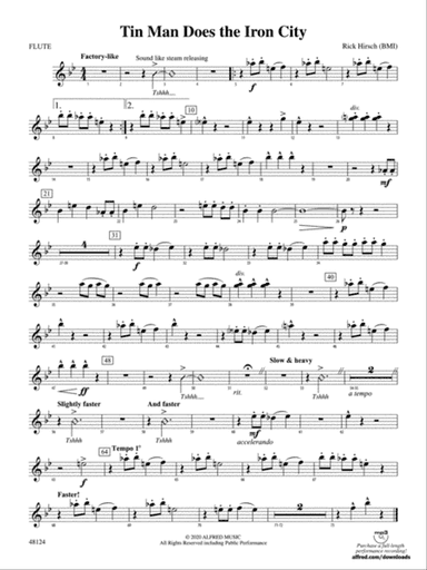 Tin Man Does the Iron City: Flute