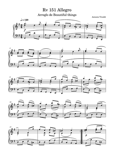 Rv 151 Allegro Final-Antonio Vivaldi