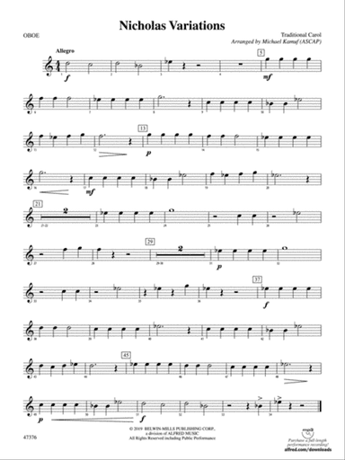 Nicholas Variations: Oboe