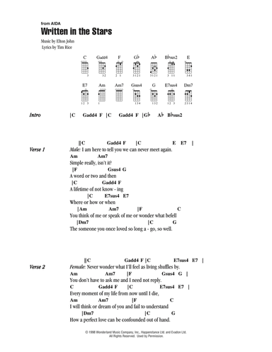 Written In The Stars (from Aida)
