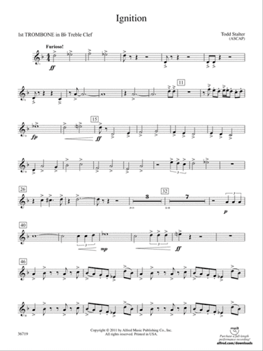 Ignition: (wp) 1st B-flat Trombone T.C.