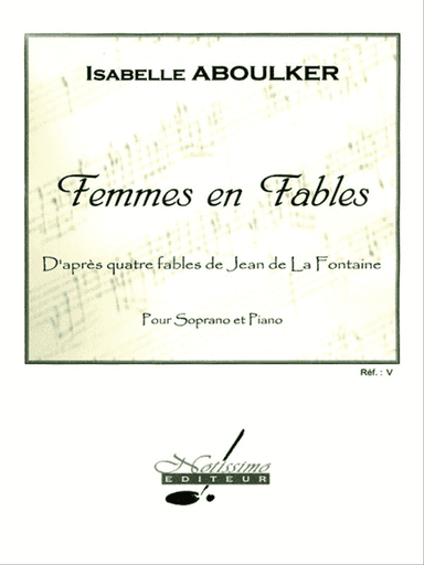Aboulker La Fontaine Femmes En Fables Voice & Piano Book