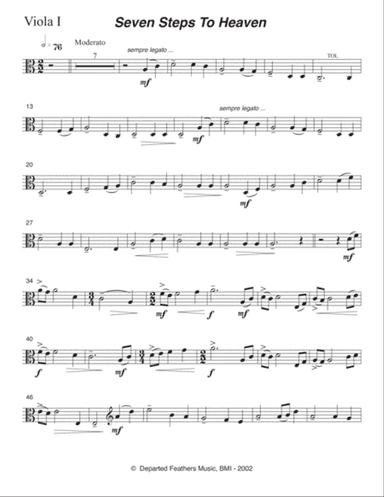 Seven Steps To Heaven (2002) Viola 1 part