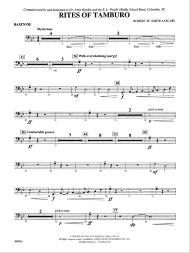 Rites of Tamburo: Baritone B.C.