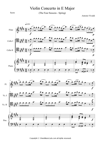 The Four Seasons Spring 1st Movement