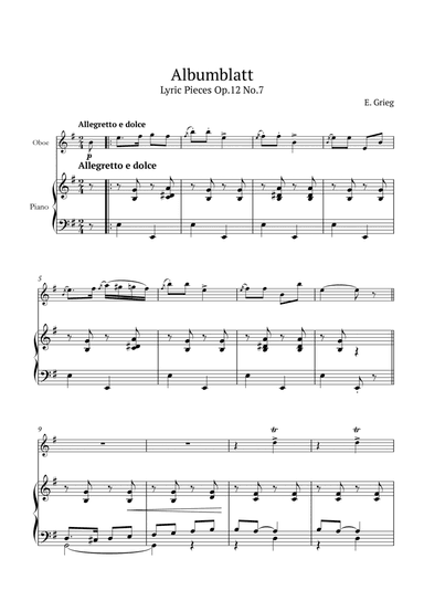 Lyric Pieces Op.12 No.7