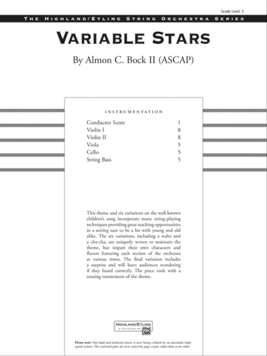 Variable Stars: Score